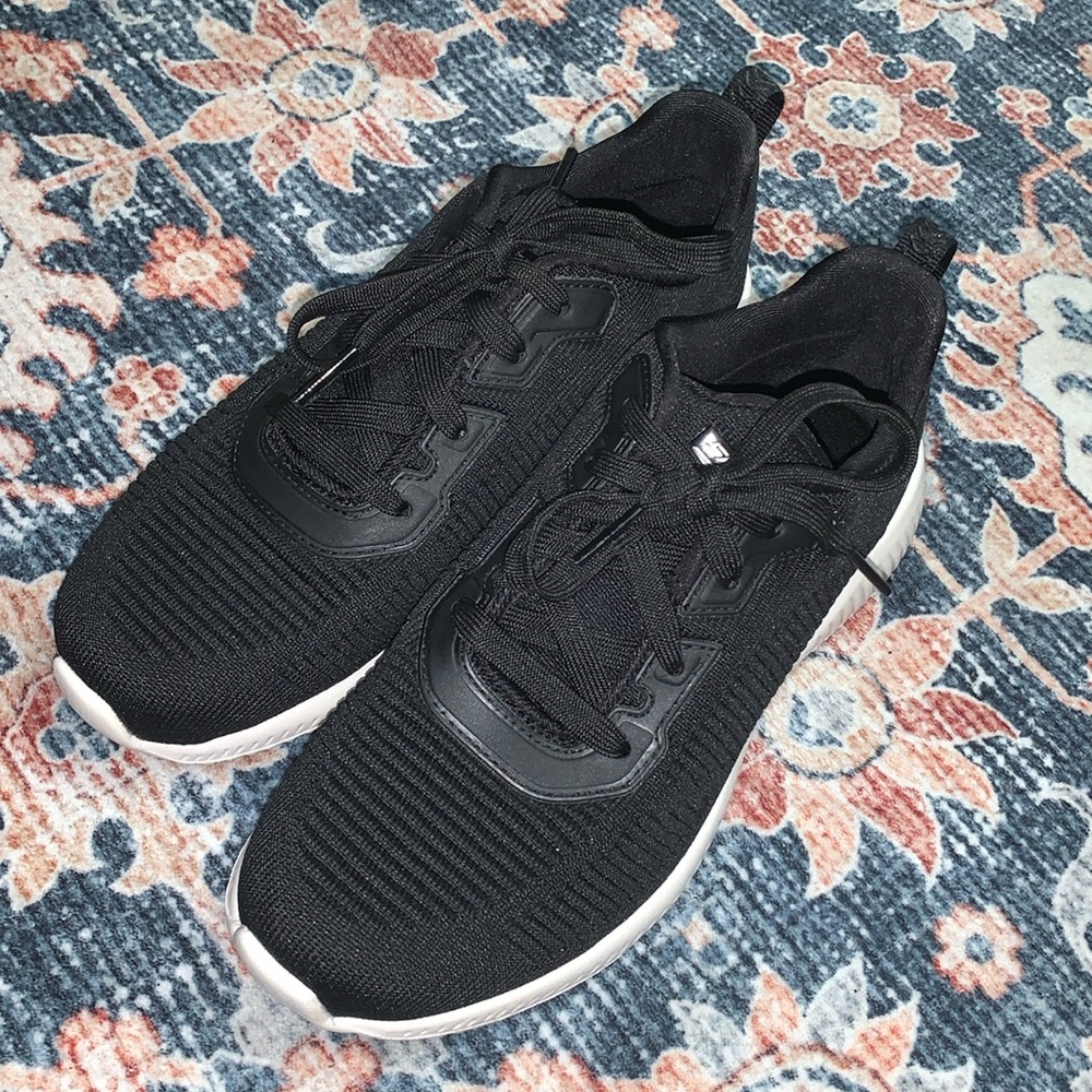 Skechers bobs sneakers qvc new memory foam black